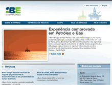 Tablet Screenshot of barraenergia.com.br
